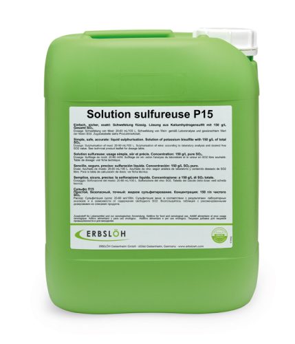 Konzerváló szer Erbslöh Solution sulfureuse P15 10-kg